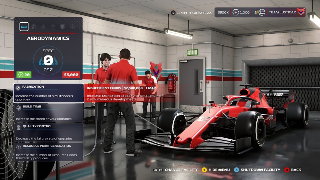 F1 2020 My Team